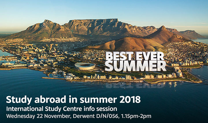 Study abroad in summer 2018