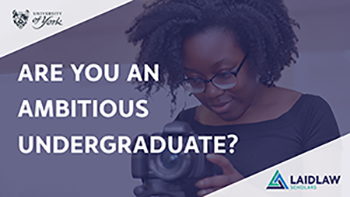 Are you an ambitious undergraduate? | Laidlaw Scholarship