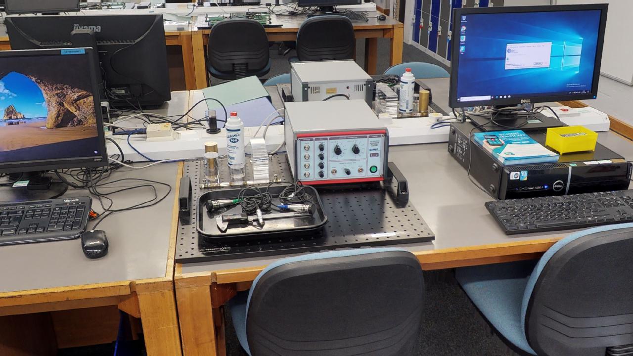 Experiment 3: Ultrasound measurement using pulse-echo techniques