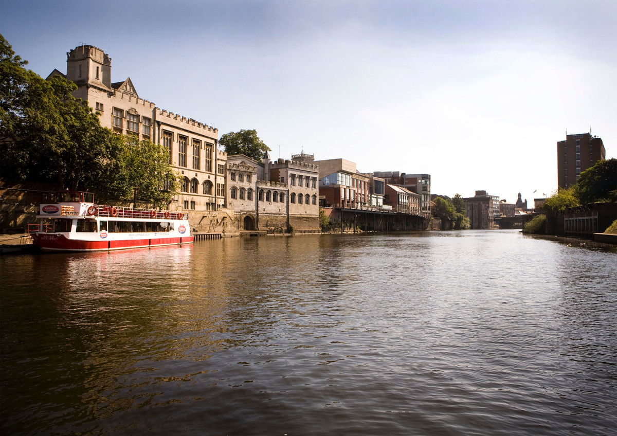 The River Ouse runs through York, as does the River Foss. It's a beautiful place to go for a walk and there are lots of bars and restaurants that offer a brilliant view. Image from www.visityork.org.