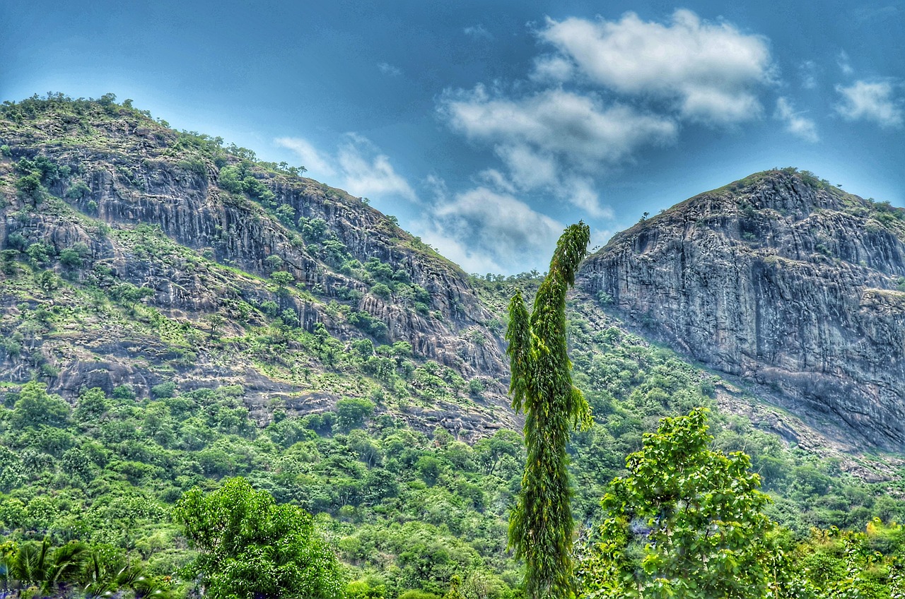 Fiacre Degbelo hills in Benin