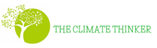 The Clinate Thinker Logo, showing silhoette of a trea with a green circle behind it