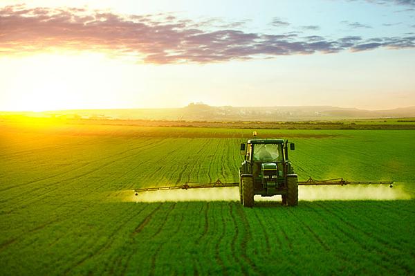 tractor in sunlight