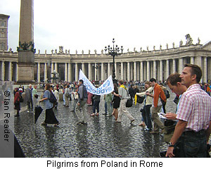 Pilgrims from Poland in Rome