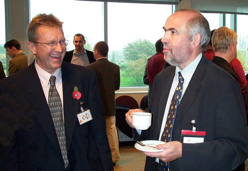 Dr Malcolm Skingle (GSK) and Dr Richard Tiner (ABPI)
