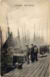 Image of Lowestoft fish market ca 1900