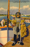 Image of Sponge diver Tarpon Springs FL ca 1930s